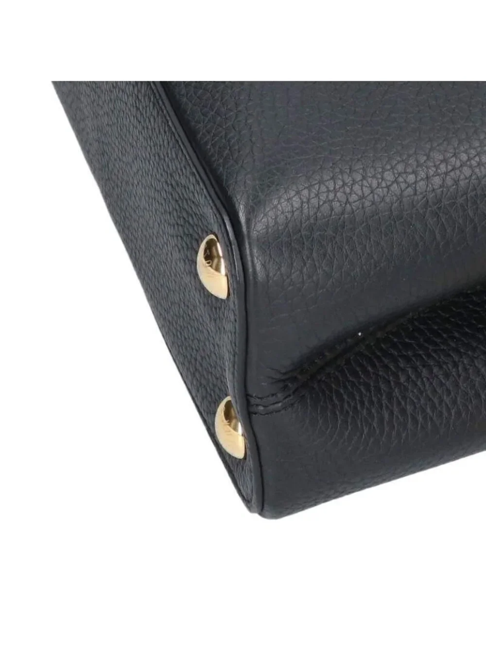 Louis Vuitton Capucines BB Taurillon Leather Flap Chain 2-Way Handbag